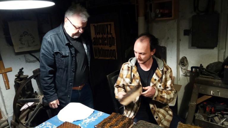 Spolupráce na opravě modrotiskových forem pro Muzeum východních Čech v Hradci Králové.