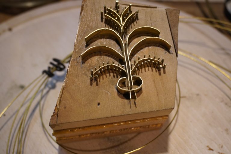 Modrotisková forma.